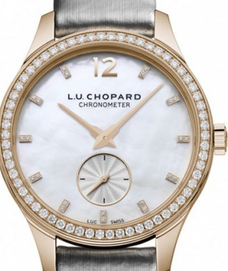 Two Exquisite Rose Gold Cases Fake Chopard L.U.C Watches Prove Love For You