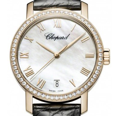 Concise And Elegant Chopard Classic 134200-5001 Replica Cheap Watches UK With 18K Rose Gold Cases