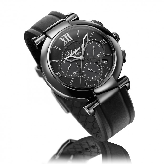 The whole black timepieces have precise and reliable performances.