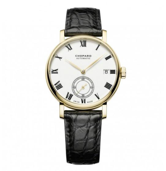 The luxury copy Chopard Classic 161289-0001 watches are made from 18k gold.