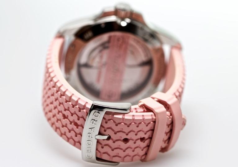 The beautiful replica Chopard Classic Racing 168997-3024 watches have pink rubber straps.