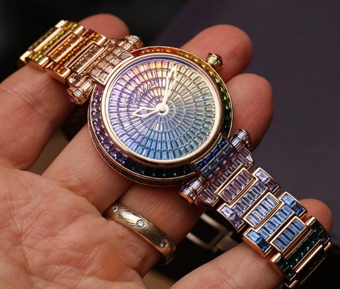 Gorgeous Copy Chopard Imperiale Rainbow Watches UK Made From Colorful Sapphires
