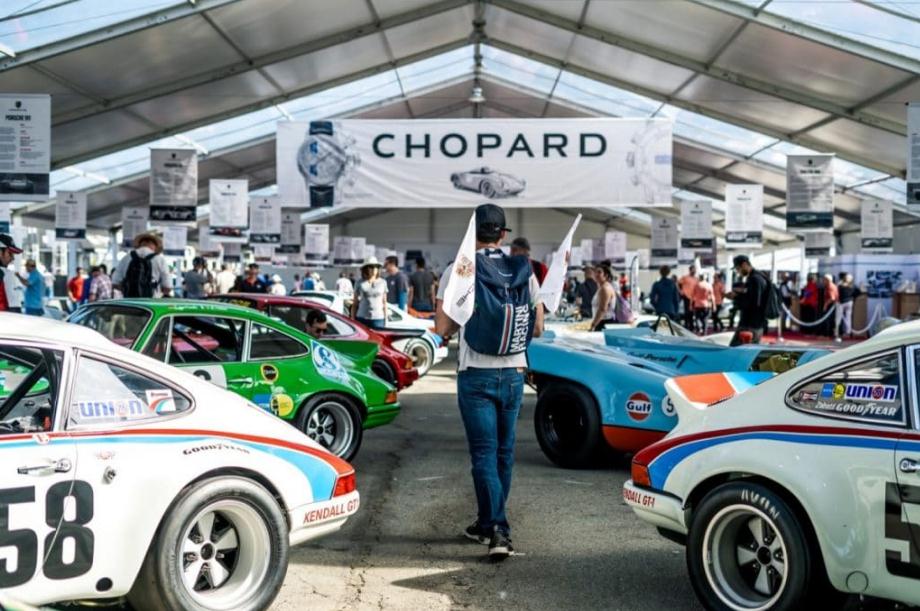 UK Limited Copy Chopard Mille Miglia Classic Chronograph Racing Stripes Watches Celebrate The 70TH Birthday Of Porsche