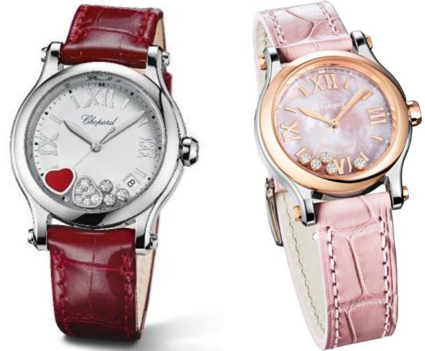 Two Gorgeous Fake Chopard Happy Diamonds Watches UK For Valentine’s Day