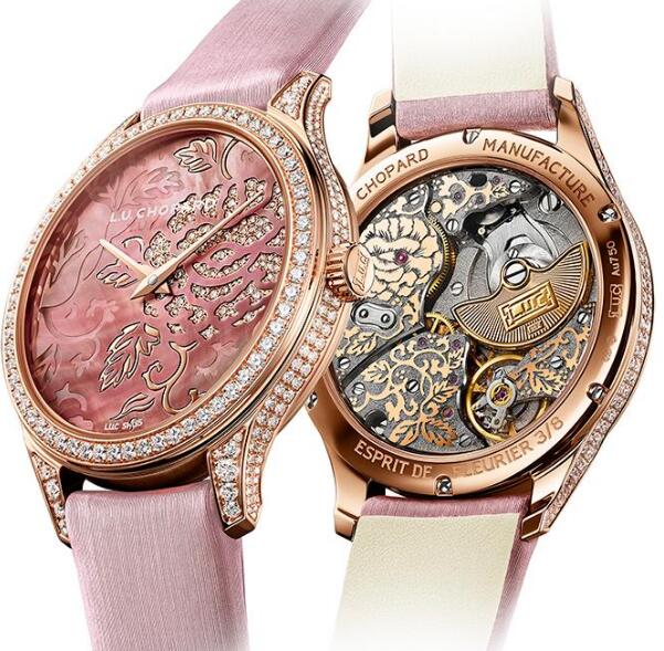 Shiny reproduction watches online sales are made of rose gold.