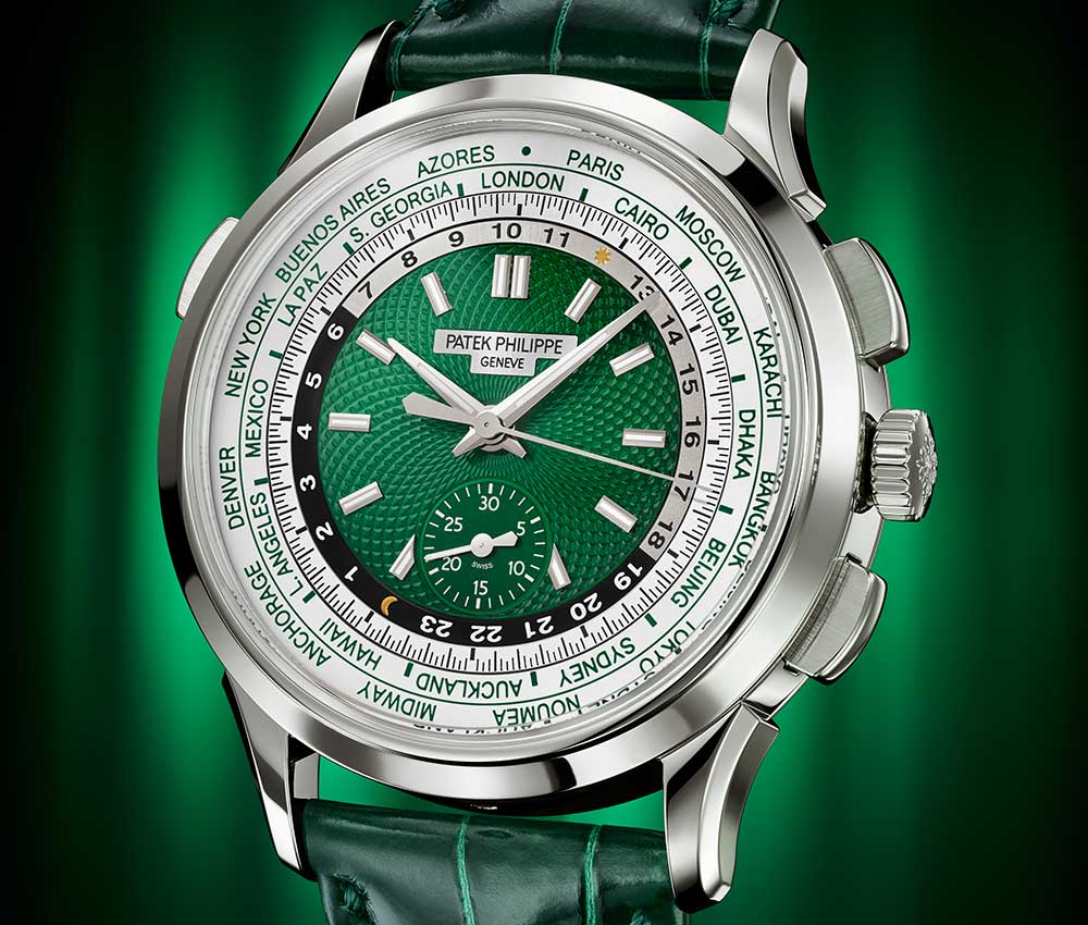 UK PERFECT REPLICA PATEK PHILIPPE 5930P-001 WORLD TIME FLYBACK CHRONOGRAPH