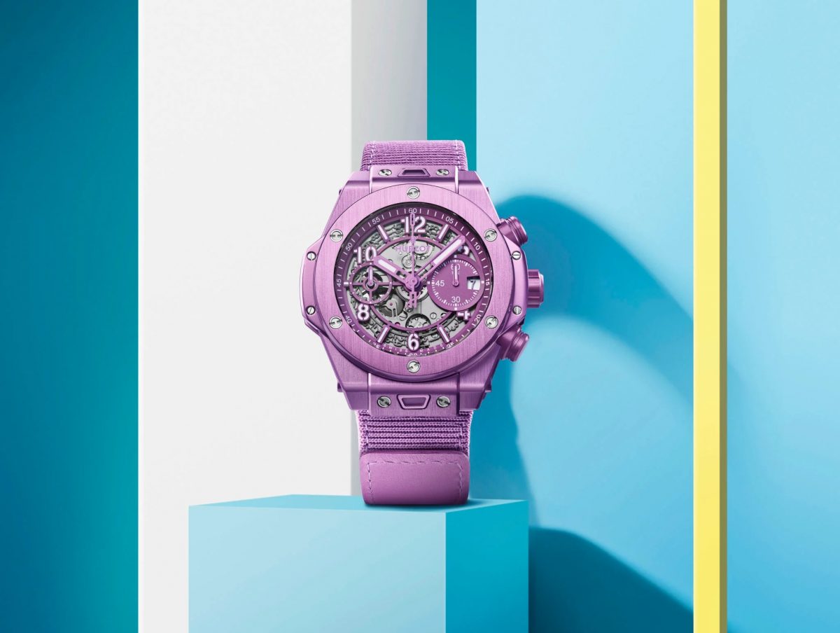 The UK cheap replica Hublot Big Bang Unico Summer Purple is not for shrinking violets