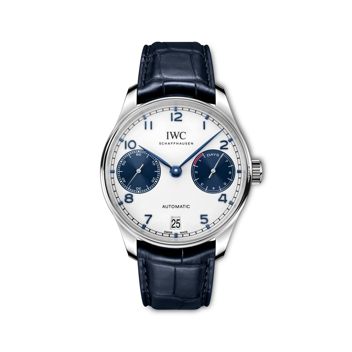 Swiss Replica IWC presents two new Portugieser models with white and blue dials