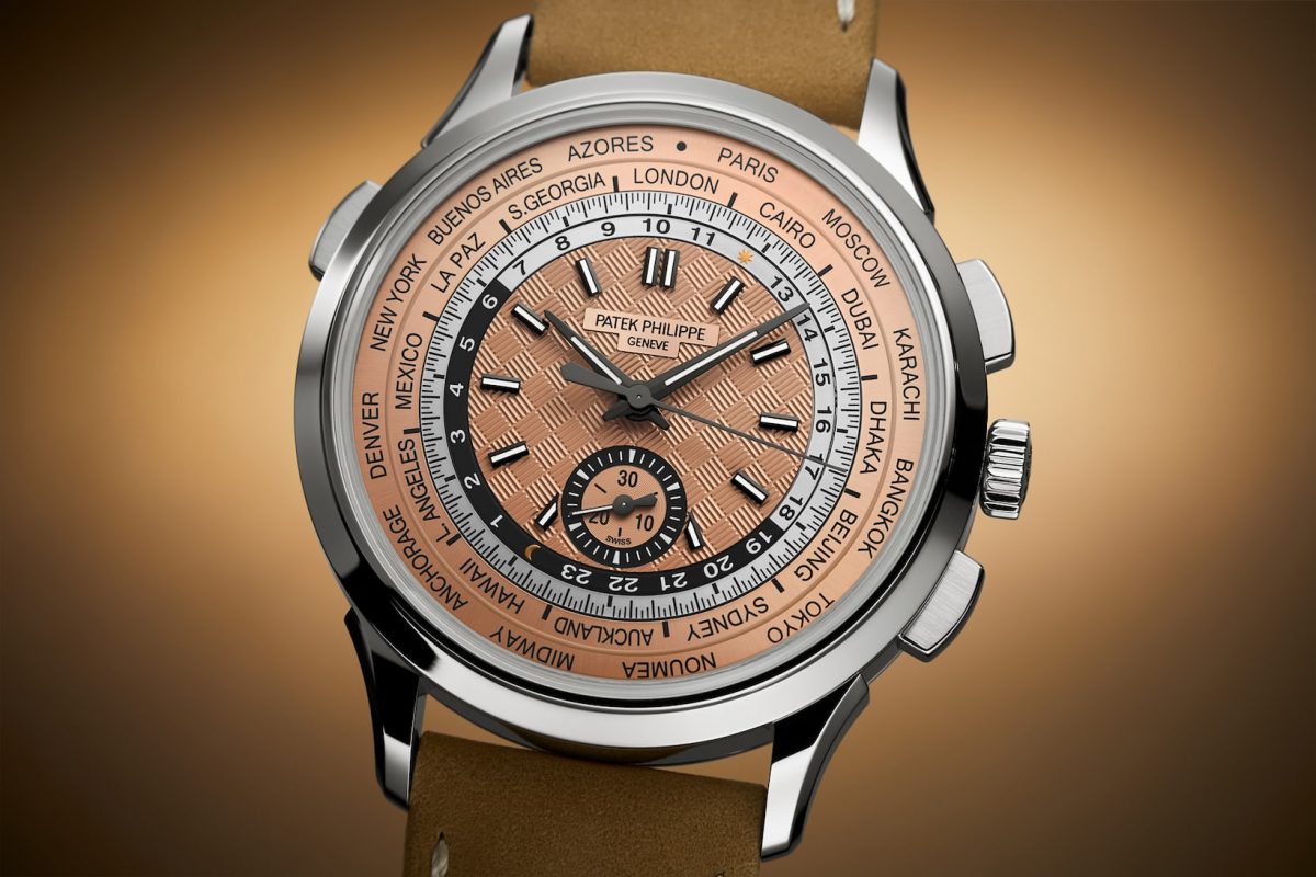 The Luxury Fake Patek Philippe 5935A World Time Flyback Chronograph